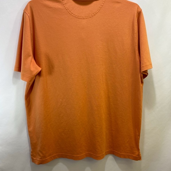 Kenneth Roberts Rust Orange Cotton Polo - Picture 4 of 8